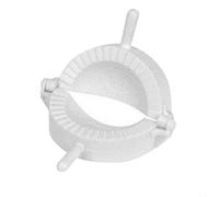 Machine à raviolis à main pour remplissage de raviolis et tartes en ABS avec poignée renforcée, compacte 11 x 8 cm, presse pour sceller les emballages Gyoza, blanc