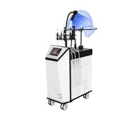 Machine à récurer au jet d'eau et photooxygène pour le visage, avec thérapie par inhalation d'oxygène, réduit le stress, exfolie, nettoie en profondeur, appareil de beauté à domicile pour la