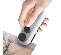 Machine à refermer les sacs - Scelleuse et découpeuse manuelle à double fonction, thermoscelleuse portable rechargeable pour sacs en aluminium | Appareil ménager de cuisine, outil de conservation des