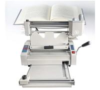 Machine à relier à chaud 500 W,machine à relier thermofusible de bureau,180 livres/heure,épaisseur 0,1-40 mm,format 320x280mm,production rapide en20 secondes,préchauffage15 à 20 minutes