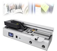 Machine à relier automatique sans fil à colle thermofusible de 40 mm, format A4, rendement : 220 livres/heure, sans fraisage, dos réglable.