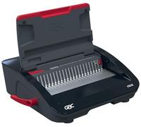 Machine à relier électrique GBC CombBind CB25E - relie 390 feuilles A5/A4, Perforation électrique avec LED anti-bourrage, Perfore de 25 feuilles, noir/argent, 4410064