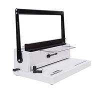 Machine à relier, Machine à relier à spirale métallique, machine à relier avec 12 spirales de 12 mm et 50 couvertures A4 for formats A4 et A5.