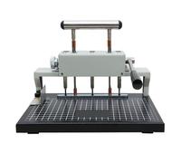 Machine à Relier Machine À Relier Trois Trous Et Aiguilles, Pour Manuel Des Bons D'archives, Comptabilité Financière Contrats De Personnel Idéale pour la maison ou petit bureau(Punching diameter4mm)