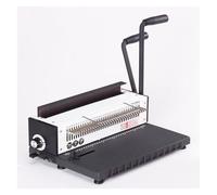 Machine à relier, Machine de reliure à anneaux en fer à double bobine A4 Machine de reliure à couteaux complets for calendrier de bureau(Square hole)