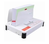 Machine à relier, Machine de reliure à chaud GD380 A4 Machine de reliure à colle for couverture de livre Machine de reliure à colle thermofusible électrique sans fil DIY(Rot)