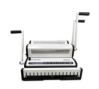 Machine à Relier, Machine de reliure de bureau SG-WW2500A 2:1 et 3:1 Dispositif de reliure et de perforation à fil métallique