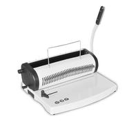 Machine à Relier, Machine de reliure manuelle à fil métallique SG-T619 3:1 34 trous Machine de reliure manuelle à fil métallique for cahier d'exercices