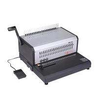 Machine à relier, Machine électrique de reliure de tablier à 21 trous, Machine de reliure de bandes à clips à 10 trous, poinçonneuse, reliure de texte de contrat EB-30