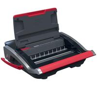 Machine à relier manuelle GBC WireBind WB15 - Relie 125 feuilles A5/A4, Perforation double poignée, perfore 15 feuilles, noir/argent, 4410065