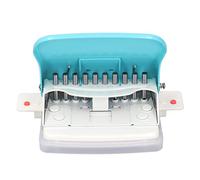 Machine à Relier Portative de Papier, Reliure à Spirale Portative pour A4 A5 A6 A7, Mini Machine à Relier, Perforatrice de Trous Ronds, école, Bureau à Domicile, Bleu Clair