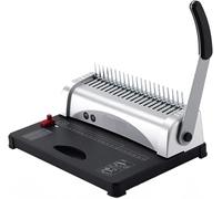 Machine à Relier Spirale Manuelle avec Reliure à Peigne 21 Trous, Capacité De 12 Pages pour Papier A3/a4, Parfaite pour Bureau, École Et Maison