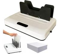 Machine à relier thermique A4, machine à reliure thermofusible 700 W avec fente de refroidissement, capacité de 600 pages, pour rapports de bureau, album photo, documents, rapports