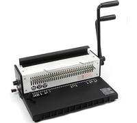 Machine à Reliure 34 Trous 2 Bobine Perforatrice 3:1 Spirale Manuel Perforatrice pour Documents et Contrats