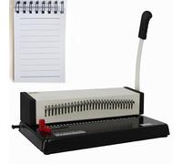 Machine À Reliure Manuelle 30 Trous - Perforateur Multi-fonctions pour Feuilles Mobiles avec Reliure À Peigne, pour A4 (30 Trous), A5 (20/22 Trous) Et B5 (26 Trous)