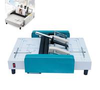 Machine à Reliure Pliante pour Livrets, Agrafeuse Manuelle pour Dossiers Papier A3/a4 avec Panneau Visible, 300 Livres/h, pour écoles, Magasins d'impression, Bureaux Green 5nails