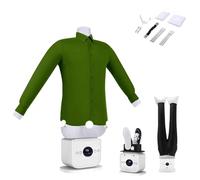 Machine à repasser automatique, 1000 W, défroisseur vapeur vertical avec écran tactile, 2 modes de séchage, sans réservoir d'eau, minuterie, séchage/repassage à 360° pour chemises