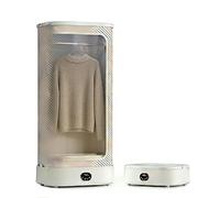 Machine à Repasser Automatique 1000W avec Commande Vocale, Défroisseur Vapeur Pliable et Sèche-linge Portable, Système Intelligent de Soin Textile Professionnel