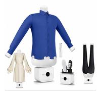 Machine à repasser automatique, défroisseur vapeur 360° avec technologie de flux d'air doux, séchage rapide en 8 minutes pour tous les vêtements en tissu, pas d'angles morts