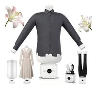 Machine à repasser automatique, fer à vapeur mains libres, température de chauffage atteint 60-70°C, 360° sans angles morts, pour tous les tissus, réservoir d'aromathérapie intégré, C