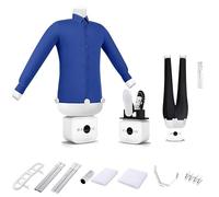 Machine à repasser automatique for la maison, cabine de séchage à vapeur verticale for vêtements, sèche-linge électrique portable, gonfleur de chemises, fermeture éclair latérale.(A)