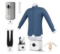 Machine à repasser automatique humanoïde, fer à vapeur vertical tactile avec fonction de séchage, repassage, pressage, minuterie, sèche-linge à air chaud gonflable à 360° pour chemises