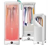 Machine à Repasser Automatique Machine de séchage à vapeur 900 W, machine à repasser automatique, sèche-linge portable, machine à repasser, pliage de vêtements, machine anti-rides, synchroni