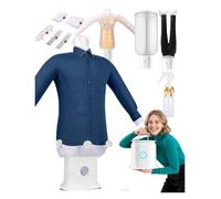 Machine à repasser automatique mains libres, 360° sans angles morts, repassage rapide en 8 minutes, temps et température réglables, for tous les tissus(1Pcs+Cover)