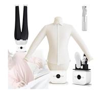 Machine à repasser automatique mains libres, 360° sans angles morts, repassage rapide en 8 minutes, temps et température réglables, for tous les tissus(A)