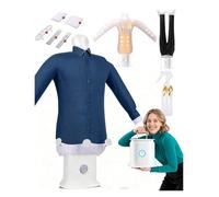 Machine à repasser automatique mains libres, 360° sans angles morts, repassage rapide en 8 minutes, temps et température réglables, for tous les tissus(1Pcs)