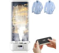 Machine à repasser automatique - Sèche-vapeur pliable avec flux de chaleur circulant 3D pour un retrait rapide des plis, idéal pour la maison et le camping-car