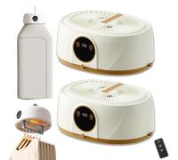 Machine à repasser automatique, séchoir portable, défroisseur vapeur, avec vapeur verticale, for les voyages, la maison, l'appartement(Beige*2)