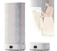 Machine à Repasser Et à Plier Automatique, Machine A Repasser Automatique Repasseuse Chemises 1000w Avec Fonction Vapeur, SèChe-Linge Pliable Avec Fonction Minuterie,RéDuit Les Odeurs