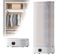 Machine a repasser et plier automatique Repasseuse À Vapeur Verticale Automatique Avec Télécommande Machine à DéFroisser Flux de chaleur circulant à 360° pour Vêtements Et Tissus