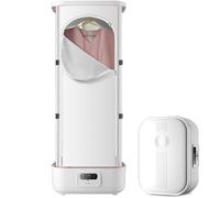 Machine À Repasser Et Plier Le Linge, Repasseuse À Chemises 9000W Avec Fonction Vapeur, Sèche-Linge Pliable Avec Fonction Minuterie, Écran Tactile Numérique