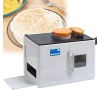 Machine à Roti Automatique, Machine à Chapati Électrique avec Écran Tactile, Une Touche pour 20 Pièces, Corps en Acier Inoxydable, Épaisseur Réglable, Sûre pour la Maison et la Restauration