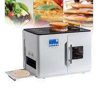 Machine à Roti Automatique, Machine électrique Pour Fabrication De Pains Plats, De Crêpes, De Tortillas, De Pita, Une Touche Pour Faire 20 Pièces/Une Fois Pour Chapati, Tortilla à Farine, Dosa, Tawa