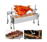 Machine à rôtir rotative - Grille de rôtissoire pour pique-nique en plein air Camping poulet agneau rôti