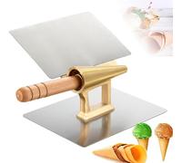 Machine à rouleaux de crème glacée, cône de gaufre antiadhésif, lisse et beau, prototypage rapide pour bricolage de crème glacée