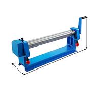 Machine à rouleaux de glissement 300mm 320mm 610mm bureau manuel plaque métallique cintreuse fil cônes cylindres Tubes rouleau presse façonnage outil Pour débutants (bricolage)(RB 610)