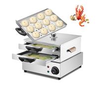 Machine à rouleaux de nouilles de riz professionnelle, cuiseur vapeur avec 3 plateaux de cuisson, couvercle amovible, minuterie de 60 minutes, cuiseur chinois à 2 niveaux pour la cuisson