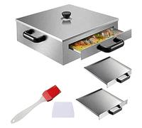 Machine à rouleaux de riz, Rice Roll Steamer, Couvercle supérieur ouvrable et poignée antibrûlure, peut être utilisé for cuire à la vapeur du taro, des petits pains à la vapeur et des boulettes(B)