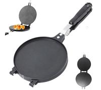 Machine à rouleaux d'œufs de 6, 7 pouces de diamètre..Presse à Tortillas antiadhésive résistante la chaleur, avec poignée, pour cône crème glacée, cupcakes, crêpes, gaufres