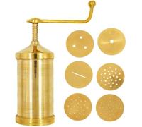 Machine à rouler à la main en laiton | Machine Sev Sancha en laiton pur | Machine Idiyappam/Murukku | Manuel de presse Pumb