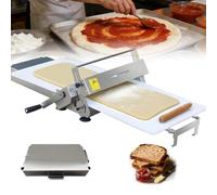 Machine à rouler la pâte avec épaisseur réglable, feuille en acier inoxydable pour pâtisserie maison, parfaite pour la préparation de pâtisserie et de pizza
