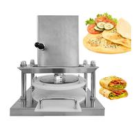 Machine à Rouler La PâTe Pliable Machine à laminer la manuelle, presse à pizza électrique commerciale en acier inoxydable pour chapati, croûte à pizza, idéale pour les restaurants et les bou