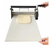 Machine À Rouler La Pâte Pliante Manuelle - Laminoir en Acier Inoxydable avec Épaisseur Réglable pour La Boulangerie Domestique Et La Fabrication De Pizza Commerciale