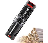 Machine à rouler les cigarettes automatique, injecteur électrique, mini machine à rouler le tabac, machine à cigarettes, outil de fumage à faire soi-même for hommes et femmes(Red)