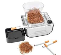 Machine à rouler les cigarettes automatique, machine à rouler les cigarettes électrique pour pipes de 6,5 mm, plateau amovible et trémie de grande capacité. Cadeau d'anniversaire pour papa et