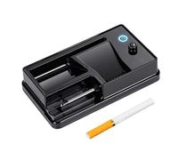 Machine à rouler les cigarettes， Infrared Induction Portable Cigarette Filling Machine, Suitable for 6.5/8Mm Paper(Black,6.5mm)
